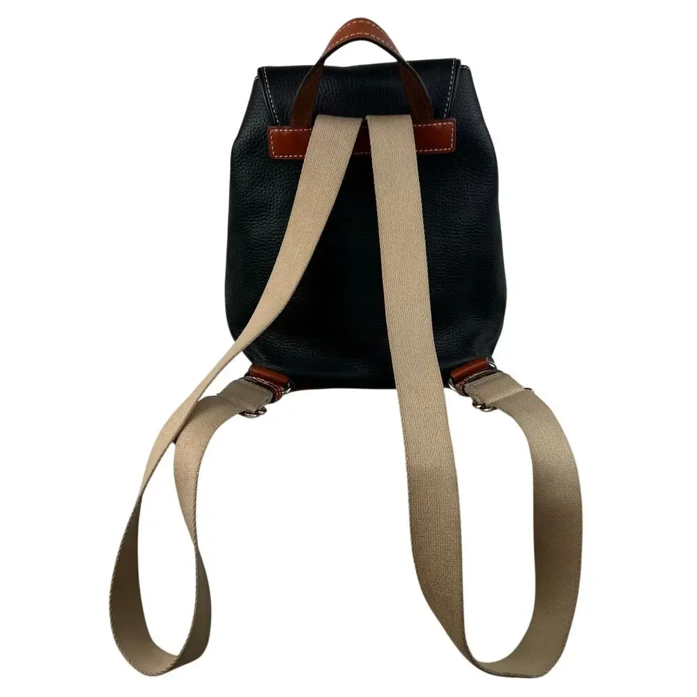 Dooney & Bourke Black Pebbled Leather Medium Murphy Backpack